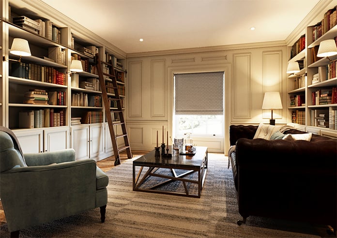 Emily Bond Jaipur, Smoke - Twist&Fit Roman Blind - Image 7